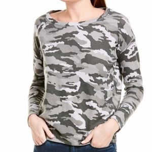 NEW Chaser Chaser Gray Camo Long Sleeve Shirt S